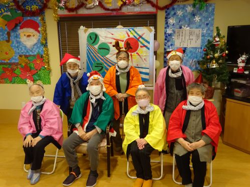 クリスマス会（デイサービス）の画像