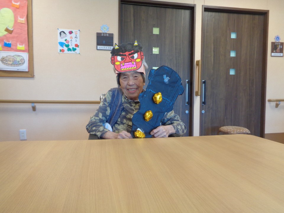 日常（２F花）節分の画像